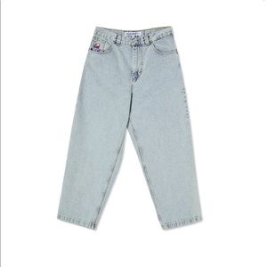 POLAR SKATE CO BIG BOY JEANS LIGHT BLUE (SMALL) (30-31)
